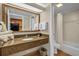 Bathroom featuring a granite vanity at 1105 S Ocean Blvd. # 1224, Myrtle Beach, SC 29577