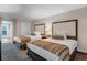 Comfortable bedroom featuring two beds and tasteful decor at Coral Beach Resort at 1105 S Ocean Blvd. # 1224, Myrtle Beach, SC 29577