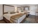 Cozy bedroom with two comfortable beds and warm lighting at Coral Beach Resort at 1105 S Ocean Blvd. # 1224, Myrtle Beach, SC 29577