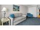 Comfortable living room area to unwind and relax at 1105 S Ocean Blvd. # 1224, Myrtle Beach, SC 29577