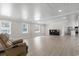 Open-concept living room showcasing recessed lighting, adjacent to the updated kitchen at 1136 Knotty Branch Rd., Conway, SC 29527