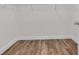 Walk-in closet features wood-look floors, wire shelving, and ample storage space at 1279 Safe Haven Dr., Myrtle Beach, SC 29579