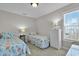 Cozy bedroom with twin beds, side table, and storage at 134 Vista Dr., Murrells Inlet, SC 29576