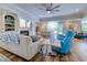 Cozy living room with stylish furnishings, fireplace, and inviting ambiance at 138 Cooper River Rd., Myrtle Beach, SC 29588