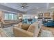 Expansive living area featuring comfortable seating and an open floor plan at 138 Cooper River Rd., Myrtle Beach, SC 29588
