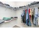 Walk-in closet equipped with wire shelving and racks, providing ample storage space at 1470 Burriss Rd., Conway, SC 29526