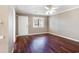 Inviting living room with attractive wood flooring, and a well-lit ambiance at 1470 Turkey Ridge Dr. # D, Myrtle Beach, SC 29575