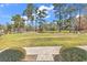 Enjoy views from this condo of meticulously manicured common green space with mature pines and a white picket fence at 1505 Lanterns Rest Rd. # 101, Myrtle Beach, SC 29579