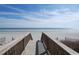 Direct beach access via a well-maintained wooden walkway at 1625 S Ocean Blvd. # 1510, North Myrtle Beach, SC 29582