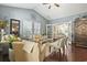 Comfortable living room with stylish furnishings, hardwood floors, and an open layout perfect for entertaining at 173 Knight Circle # 1, Pawleys Island, SC 29585