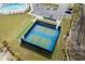 An aerial view of tennis courts at 2191 Gooseberry Way, Longs, SC 29568