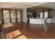 Spacious living area with open layout, hardwood floors, and natural light at 301 Byrnes Circle, Johnsonville, SC 29555