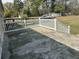 Exterior view of patio with white railing at 301 Byrnes Circle, Johnsonville, SC 29555