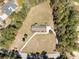 Aerial view of house and circular driveway at 313 Blue Ridge Dr., Pawleys Island, SC 29585