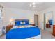 This comfortable bedroom has a bright interior and mirrored closet for extra storage at 313 Blue Ridge Dr., Pawleys Island, SC 29585