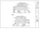 Architectural side elevation blueprints of the coastal home, displaying dimensions and features at 318 15Th Ave. S, Surfside Beach, SC 29575