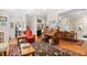 Inviting living room with hardwood floors, classic furniture, and a glimpse of the dining area at 381 Da Gullah Way # 8 B, Pawleys Island, SC 29585