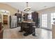 Bright kitchen with an island, stainless steel appliances and stylish countertops at 413 Chesterfield Ct., Myrtle Beach, SC 29577