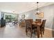 Open-concept space with a relaxing living room and dining area, perfect for modern living and entertaining at 45 Pinehurst Ln. # 2G, Pawleys Island, SC 29585