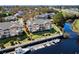 Beautiful aerial view of waterfront condos and the Intercoastal Waterway at 4633 Lightkeepers Way # 5H, Little River, SC 29566