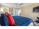Cozy bedroom featuring bright natural light, a ceiling fan, and comfortable furnishings for relaxing at 4633 Lightkeepers Way # 5H, Little River, SC 29566