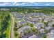 Scenic aerial view of community condos with manicured green spaces, parking and golf course in the background at 4865 Magnolia Pointe Ln. # 204, Myrtle Beach, SC 29577