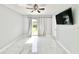 Bedroom with new marble floors and natural light at 515 37Th Ave. N # 101, Myrtle Beach, SC 29572
