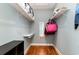 Spacious walk-in closet with ample shelving and storage space at 53 Hope Ln., Pawleys Island, SC 29585