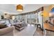 Relaxing living room with ocean views and comfortable seating, perfect for unwinding at 5404 N Ocean Blvd. N # 6-E, North Myrtle Beach, SC 29582