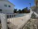 Exterior view of fenced in backyard and in-ground pool, perfect for relaxation and outdoor activities at 806 Duncan Ave., Myrtle Beach, SC 29572