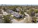 Aerial view of a neighborhood surrounded by lush greenery and water in the distance at 820 Morrall Dr., North Myrtle Beach, SC 29582