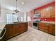The well-equipped kitchen features updated appliances and granite countertops, seamlessly integrated at 86 Old Barge Dr., Pawleys Island, SC 29585