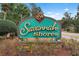 Community sign for Savannah Shores Condominium Community at 9764 Leyland Dr. # 9764 - 5, Myrtle Beach, SC 29572