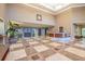 Inviting lobby area with high ceilings, decorative tile floors, and comfortable seating at 9994 Beach Club Dr. # 1904, Myrtle Beach, SC 29572