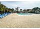 The community pool and lounge chairs beckon with summertime fun at 1219 Inlet View Dr., North Myrtle Beach, SC 29582
