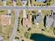 Aerial view of the homes in the neighborhood and a body of water at 324 Highfield Loop, Myrtle Beach, SC 29579