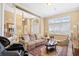 Bright and airy living room featuring comfortable seating, a patterned rug, and accent lighting at 324 Highfield Loop, Myrtle Beach, SC 29579