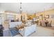 Open-concept living and dining area with stylish furnishings, perfect for entertaining at 324 Highfield Loop, Myrtle Beach, SC 29579
