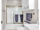 Clean bathroom with a shower, toilet, sink, towel rack, and vanity at 4827 Orchid Way # 301, Myrtle Beach, SC 29577