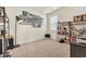 Office/Bedroom with neutral walls, a ceiling fan, shelving, and a desk at 1016 Laurens Mill Dr., Myrtle Beach, SC 29579