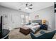 Cozy bedroom with a large window, plush bed, and stylish decor providing a relaxing and comfortable retreat at 111 Maddux Ln. # B, Myrtle Beach, SC 29588