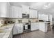 Updated kitchen with stainless steel appliances and lots of counter space at 160 Shipmaster Ave., Pawleys Island, SC 29585