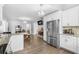 Open concept kitchen with stainless appliances and dining area at 160 Shipmaster Ave., Pawleys Island, SC 29585