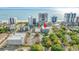 Aerial view of the building in relation to beach, city and other area attractions at 2010 S Ocean Blvd., Myrtle Beach, SC 29577
