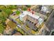 Aerial view showcases building location and surrounding parking at 2010 S Ocean Blvd., Myrtle Beach, SC 29577