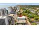 Aerial view showcases building location and surrounding streetscape at 2010 S Ocean Blvd., Myrtle Beach, SC 29577