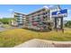 Pace View I exterior showcases a well-maintained facade, landscaping, and convenient parking at 2010 S Ocean Blvd., Myrtle Beach, SC 29577