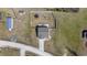 An aerial view shows the property's boundaries, landscaping, and proximity to surrounding areas at 206 Math Place, Longs, SC 29568