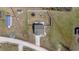 An aerial view shows the property's boundaries, landscaping, and proximity to surrounding areas at 206 Math Place, Longs, SC 29568