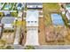 Charming coastal home with a long private driveway and a beautiful manicured yard at 318 Vista Dr., Murrells Inlet, SC 29576